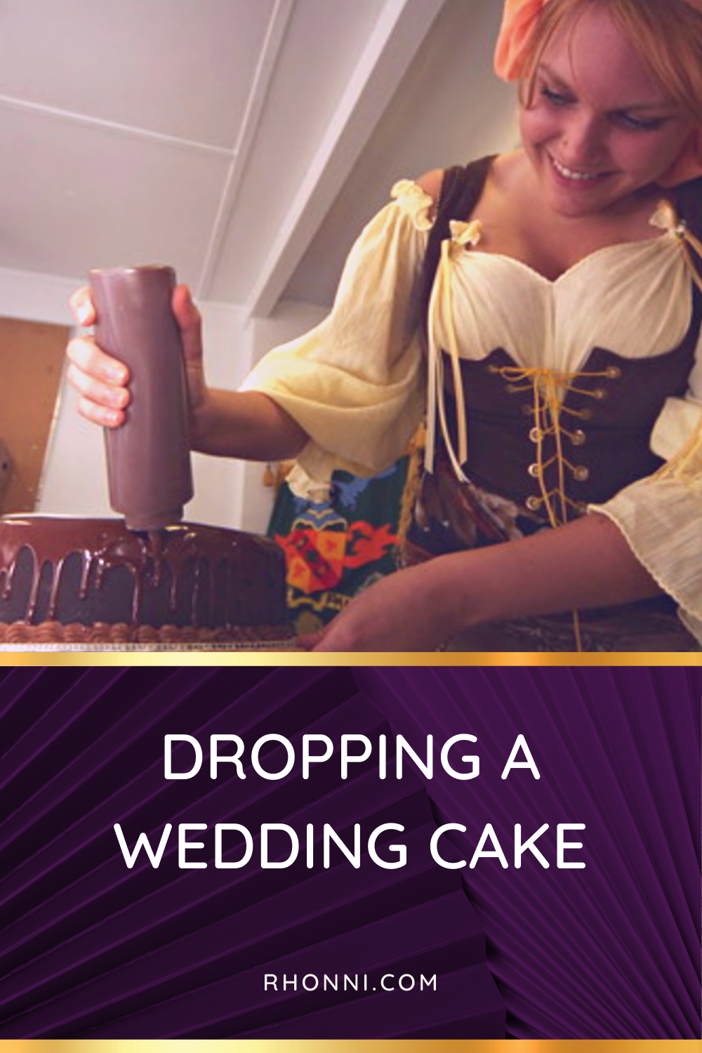 Dropping a Wedding Cake