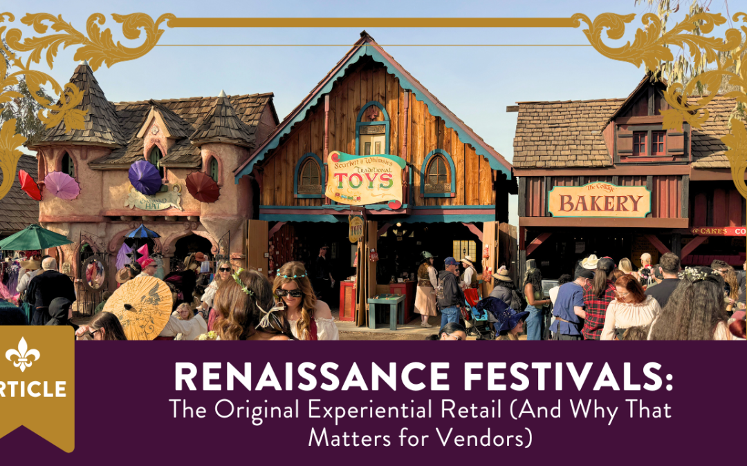 🍗🍻 Renaissance Festivals: The Original Experiential Retail (And Why That Matters for Vendors)
